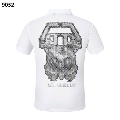 LIL SKULLY Pixel Skull Polo Shirt [40 styles], product listing image