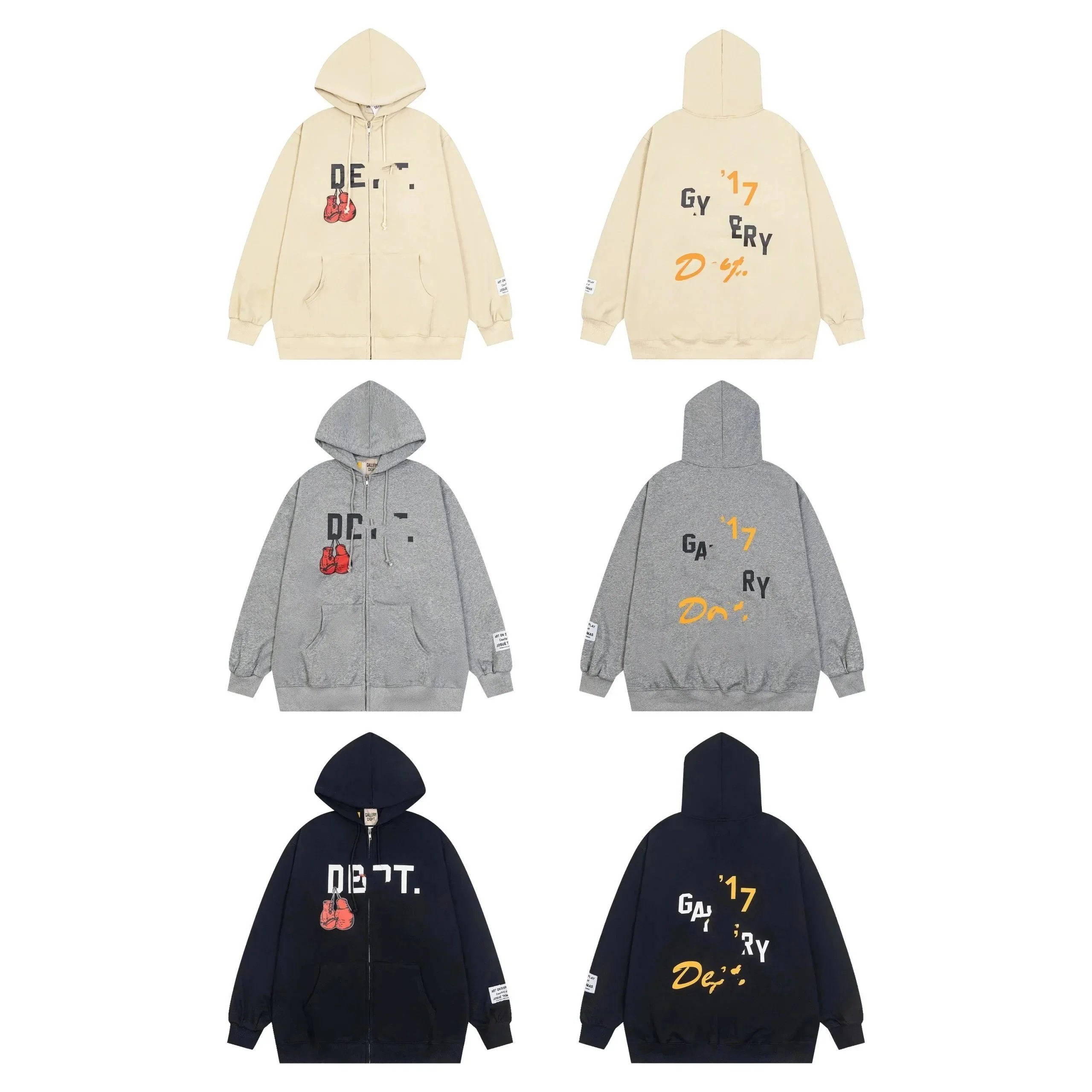 Gallery Dept. Boxing Graphic Zip-Up Hoodie [31 styles], product listing image