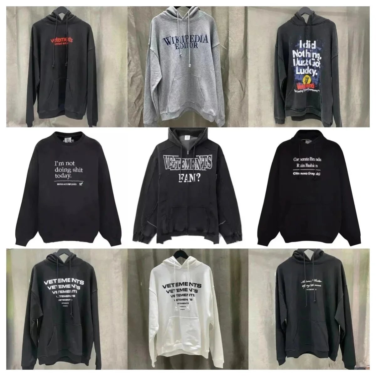 Vetements Graphic Print Hoodies [34 styles], product listing image