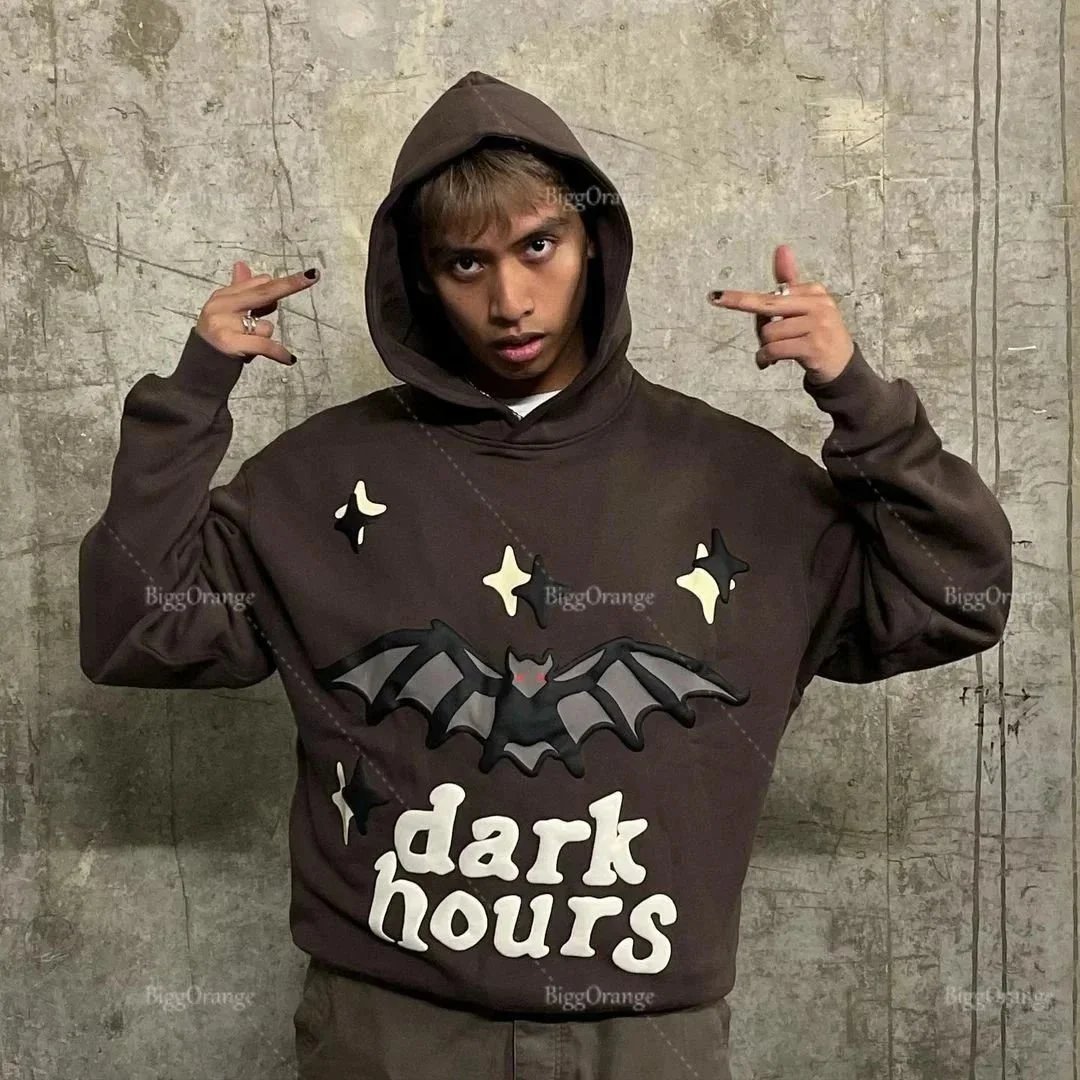 Dark Hours Bat Motif Hoodie [16 styles], product listing image