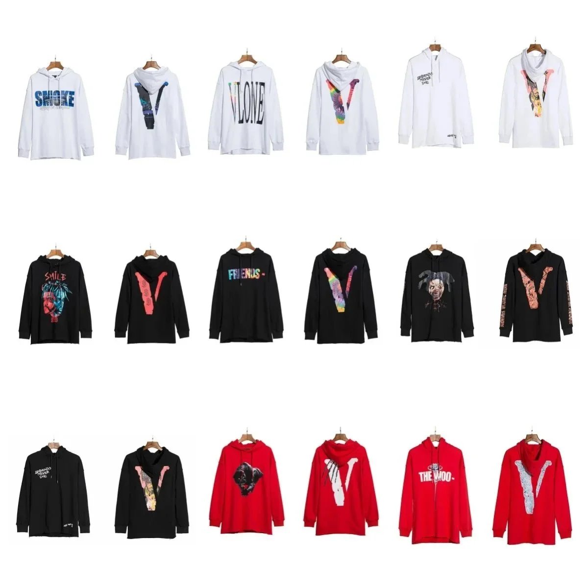 Vlone Classic V Logo Hoodies [26 styles], product listing image