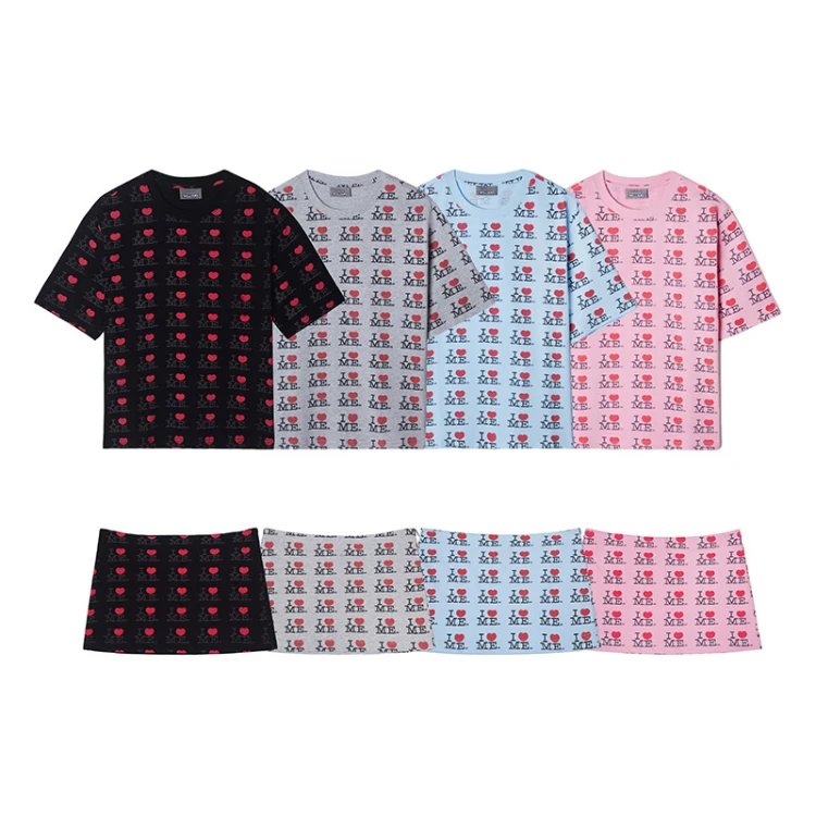 I ❤️ ME Graphic T-Shirt/Shorts Set, product listing image