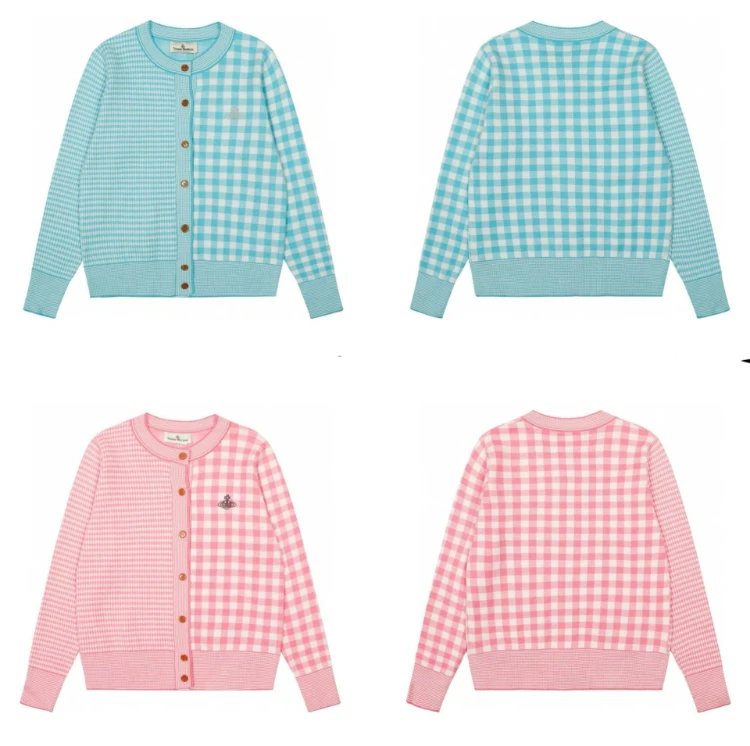 Vivienne Westwood Gingham Knit Cardigan [2 styles], product listing image