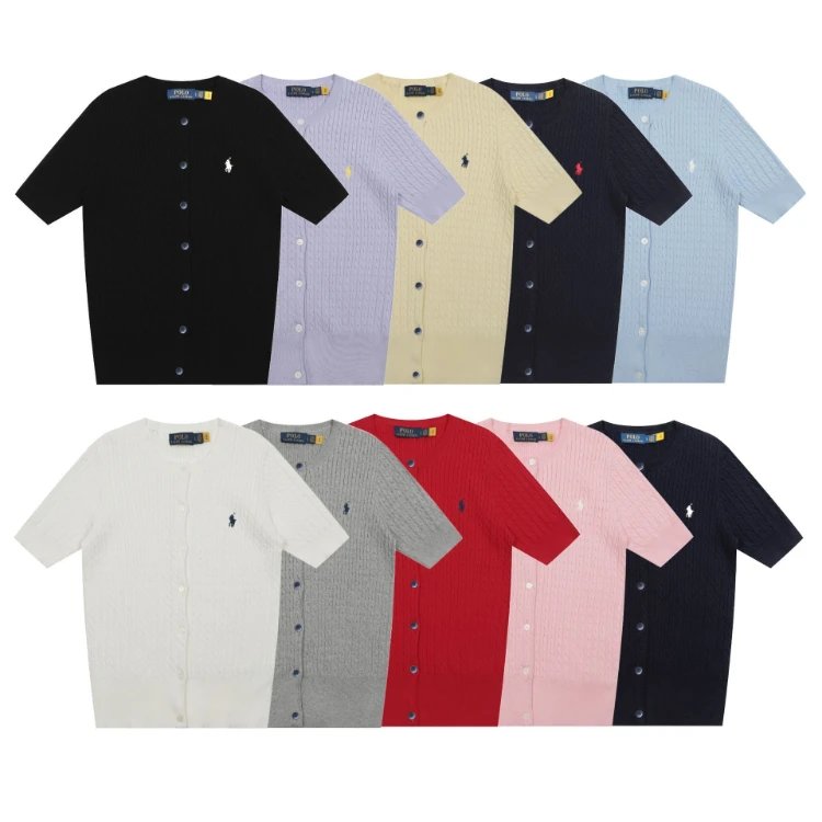 Polo Ralph Lauren Cable Knit Short-Sleeve Cardigan [10 styles], product listing image