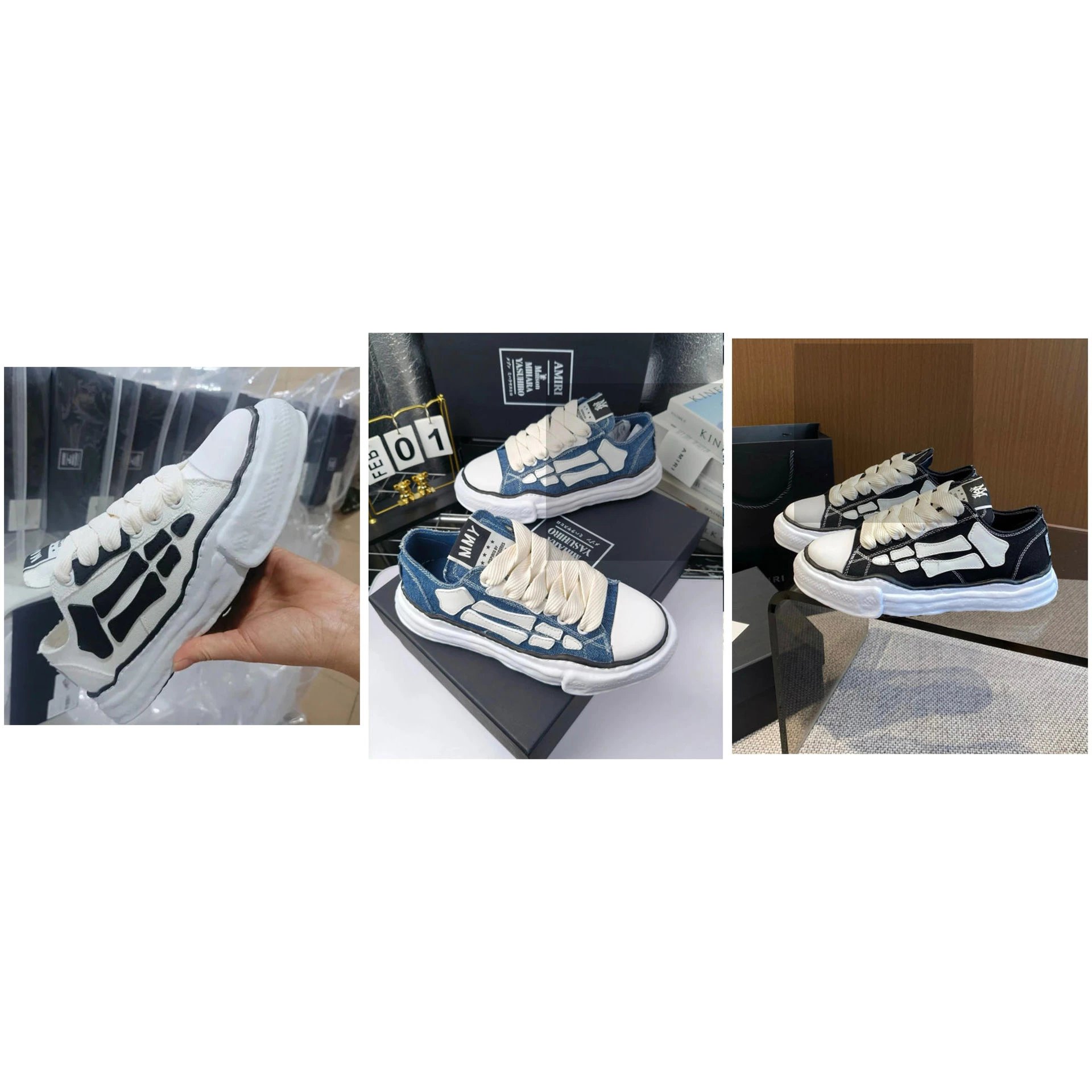 Yohji Yamamoto × Adidas Y-3 Qasa High Skeleton trainers, product listing image