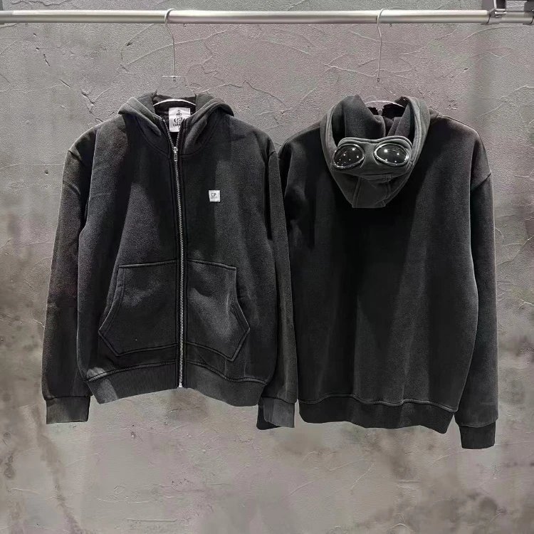 C.P. Company Goggle Hoodie Zip-Up Sweatshirt, product listing image