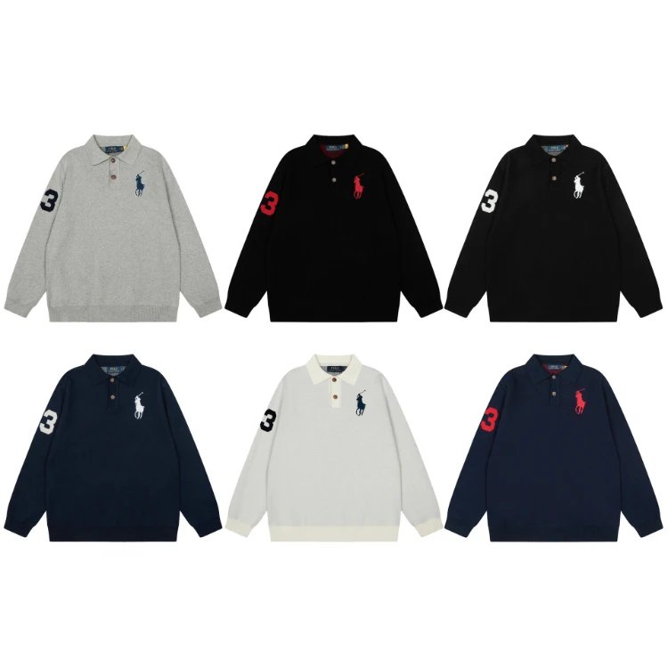 Polo Ralph Lauren Classic Fit Long-Sleeve Polo jumper [6 styles], product listing image