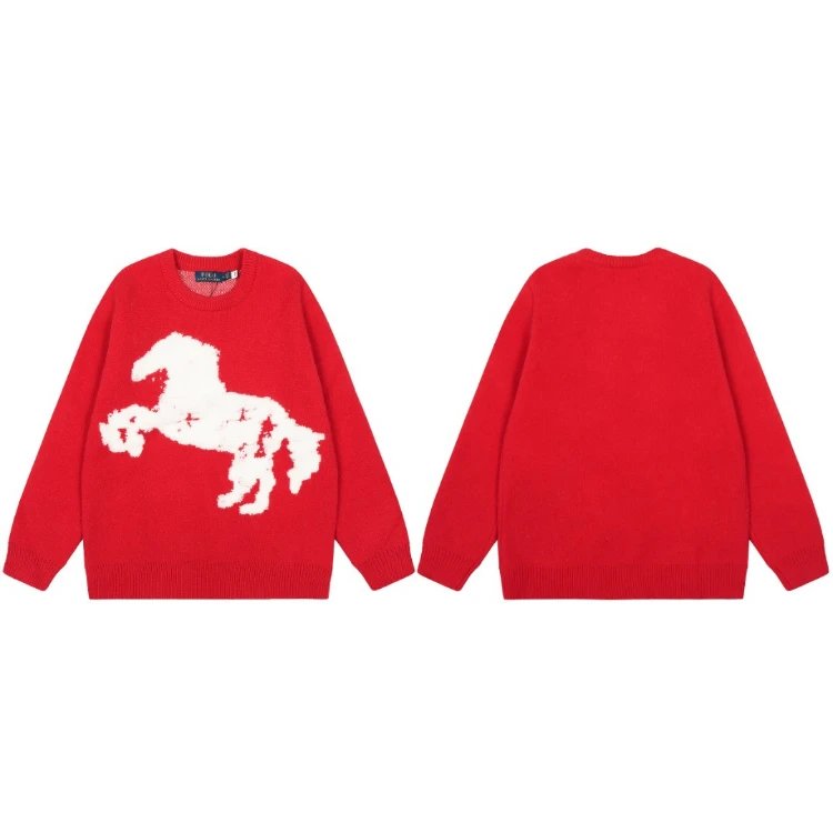 Polo Ralph Lauren Horse Intarsia Knit jumper, product listing image