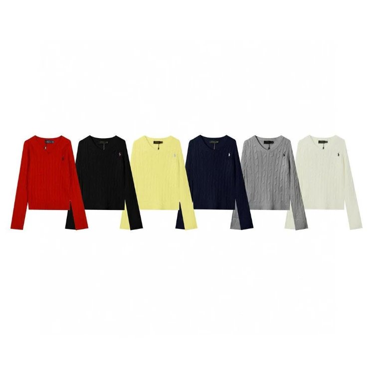 Polo Ralph Lauren Cable Knit V-Neck jumper, product listing image